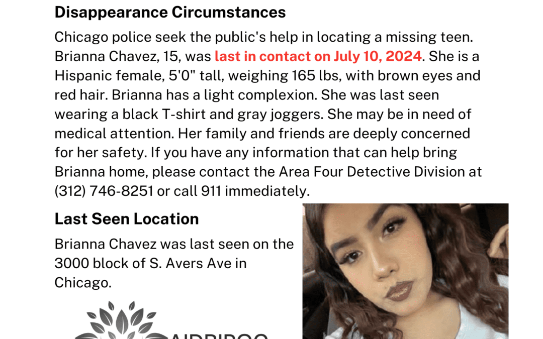 Missing Person: Brianna Chavez