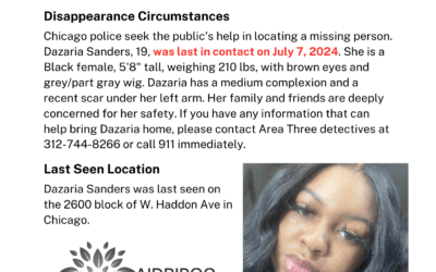 Missing Person: Dazaria Sanders